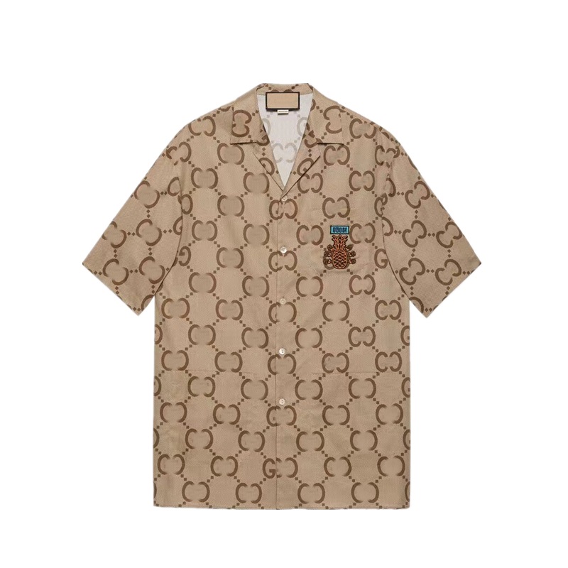 

High Quality Design Blouse Shirts Mens Fashion Geometric Letter Print Casual Shirts Men Short Sleeve Turn Down Collar Business Dress Shirt m-3xl