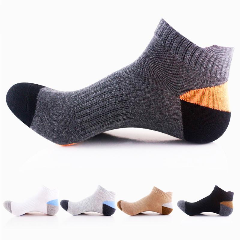 Men's Socks +Spring Winter Men Cotton Ankle Casual Breathable Fashion Mountain Stripe EU39-44-image-758106498