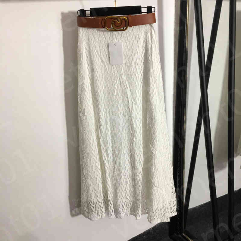 

Designer Womens Skirts Brand LOGO Cotton Solid Color Breathable Casual Skirts Fashion Slim Fit Comfortable Loose A-line Skirt Temperament Sexy Women Clothing, 10