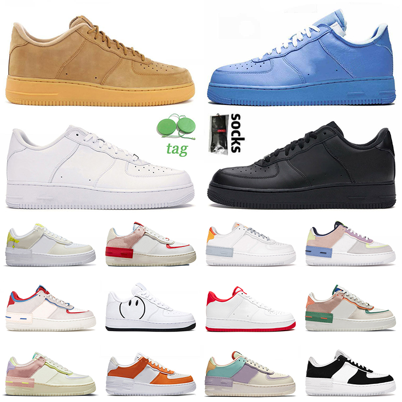 

Classic One 1 Low Running Shoes Designer Skate Sneakers Wheat MCA Leather Triple White Black Have A Nice Day Kindness Photon Dust Mens Women Trainers Jogging 36-45, A27 have a nice day 36-40