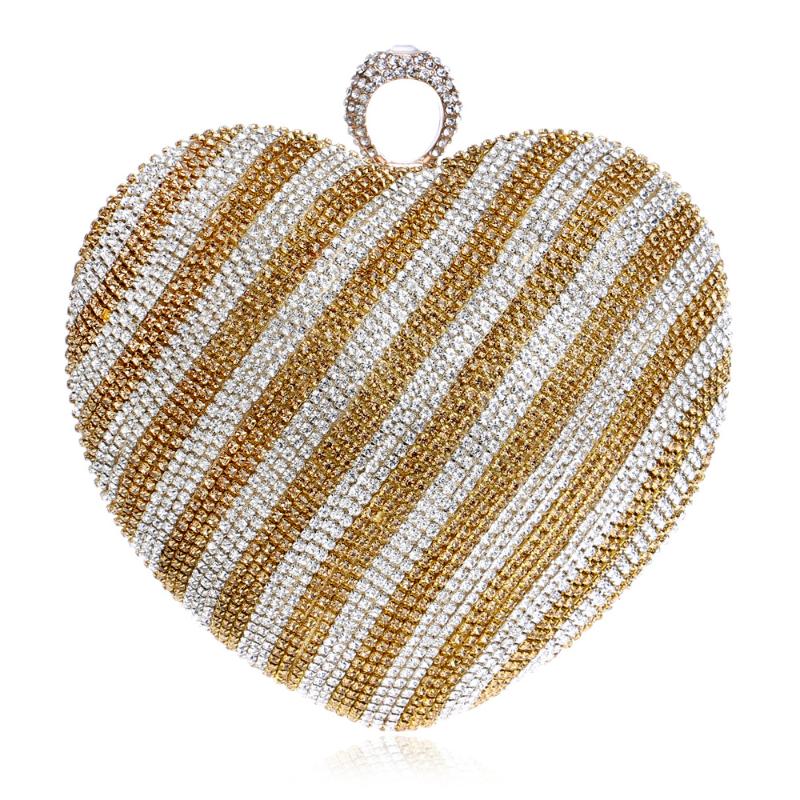 

Evening Bags Round Women Clutch Handbags Fashion Luxury Rhinestone Crystal Pearl Elegant Wedding Party Lady Purse Bag YM1077Evening, Multi