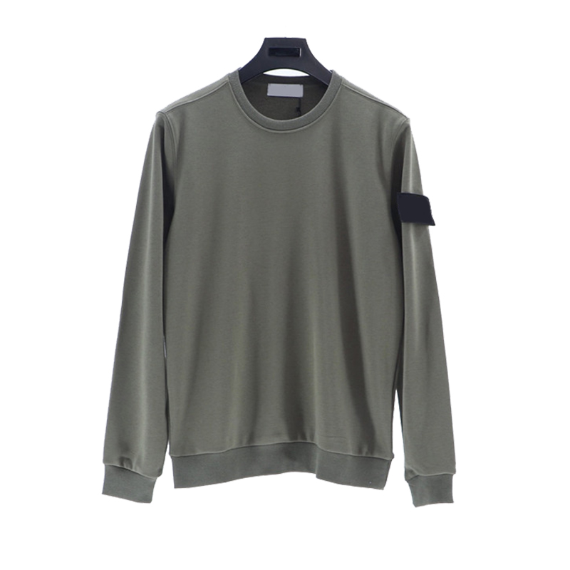 

Men's Sweatshirt Long Sleeve Round Neck Pullover Sweater Casual Lovers Couple Clothing Embroidery Armband MA046, Gray blue