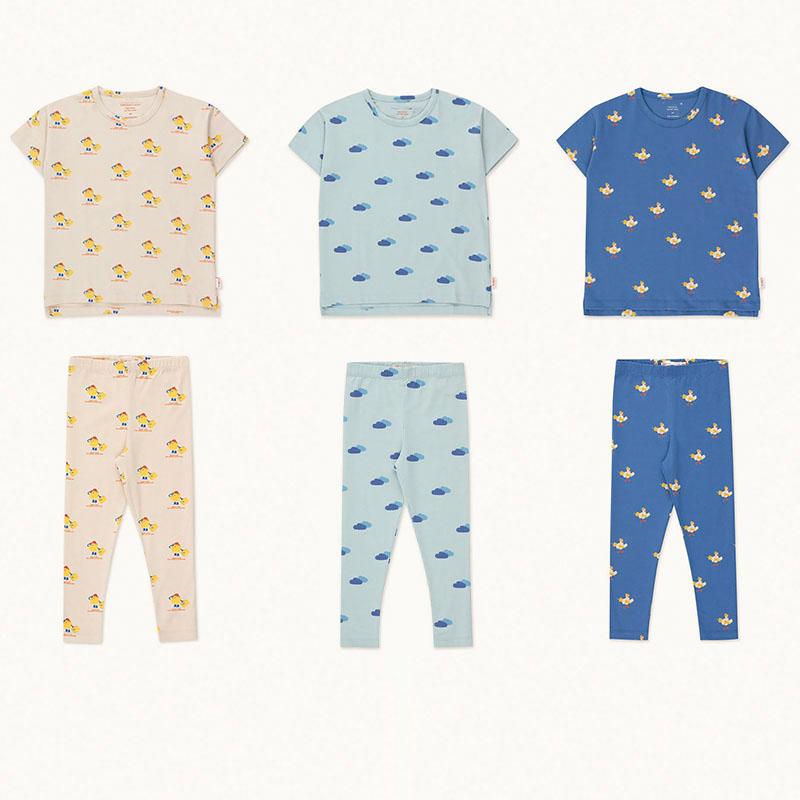 

Clothing Sets Kids Girls Boys Pajama Tc 2022 Summer Children Unisex Casual T Shirt And Legging Suits Trends ClothesClothing, As shown