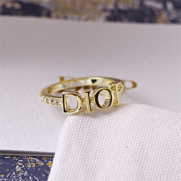 

36% OFF designer jewelry new d family diamond letter versatile brass ring