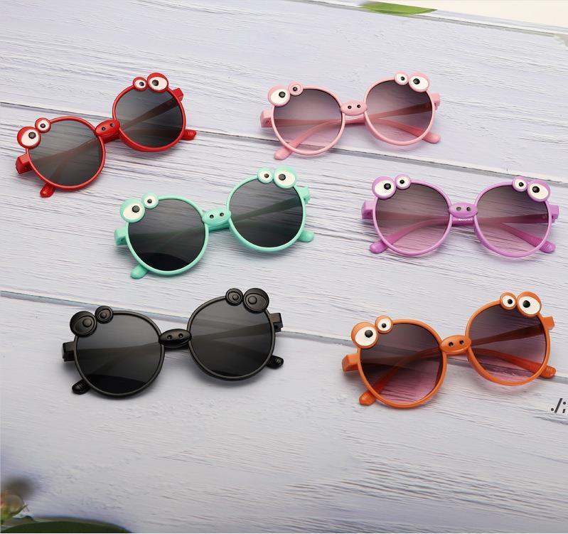 

Kids Cartoon Sunglasses Party Round Frame Baby Sun Glasses Children Cute Anti UV Designer Glasses Summer Sunscreen Shades BBB14795