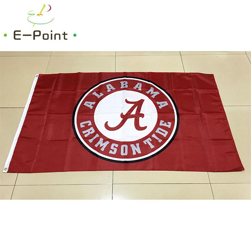 

NCAA Alabama Crimson Tide Flag 3 5ft 90cm 150cm Polyester flag Banner decoration flying home & garden flag Festive gifts250E