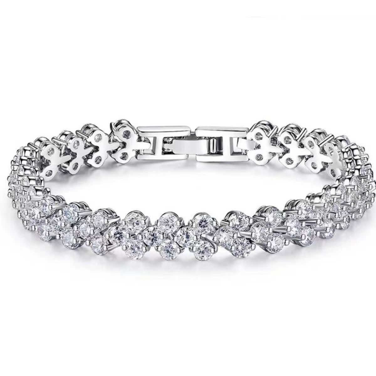 

Luxurys Designers bracelet Women Charm bracelet versatile Trend fashion studded with diamonds high quality bracelets boutique gift jewelry very good pretty