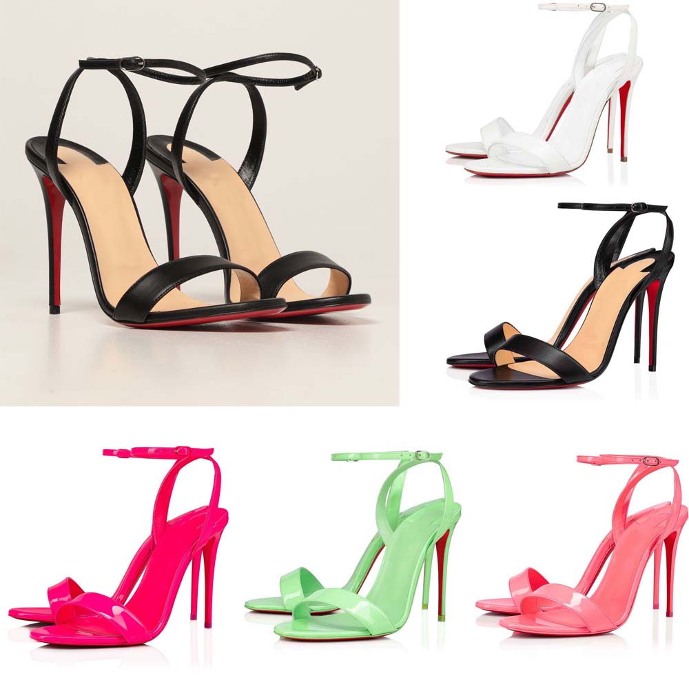 

Women summer luxury brands lady Sandals shoes Summer sexy high heels Loubigirl 100mm redsole shoe wedding party dress pumps with box