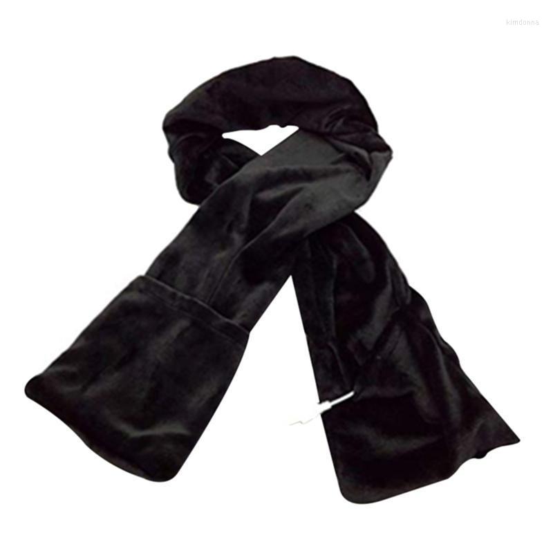 

Scarves USB Heated Scarf Winter Women Heating Couple Neckerchief Plush Collar HSJ88 Kimd22