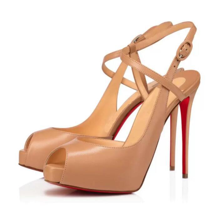 22S Summer Famous Jenlove Sandals Sexy Red Sole shoes Women's High Heels Leather Perfect Beautiful Lace Up High Heels Pointed Toe Sandals Wo