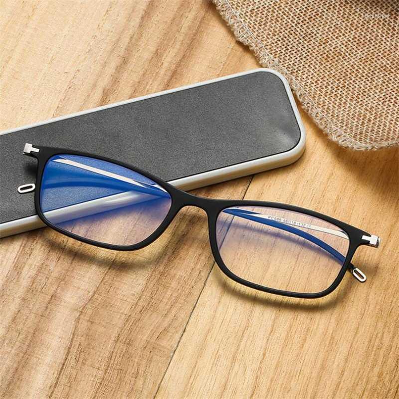 

Sunglasses Square Reading Glasses Anti Blue Ray For Men Womens Thin Presbyopic Eyeglasses Man With Case 1.0 1.5 2.0 2.5 3.0 3.5