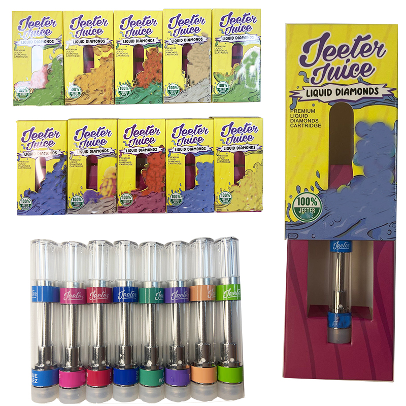 

Newest Jeeter Juice Vape Atomizer 0.8ml/1ml Empty Cartridges For thick Oil 510 Thread Vape Pen Carts