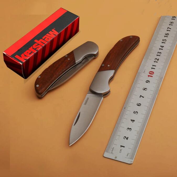 

OEM Kershaw 1381 Launch 2 Tactical Folding Knife 8Cr13 Blade Wood Handle Outdoor Camping Hunting Survival Automatic Pocket Knives EDC 7100 7500 7200 Tools