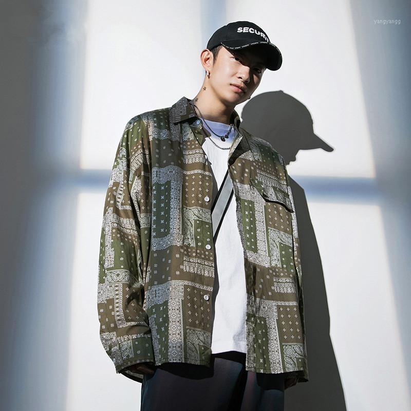 

Men Shirts Long Sleeve Turn-down Collar Fashion Wear Korean Style Vintage Trendy Loose Man's All-match Chic Top Shirt Men's Casual, Black