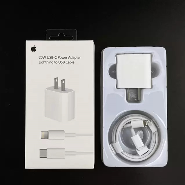 

High Quality 2 in 1 Set 20W PD Type C USB Charger Kit USB-C Cable Fast Charging EU US Plug Adapter Phone Power Delivery Quick Chargers For iPhone 13 12 11 Pro Max Retail