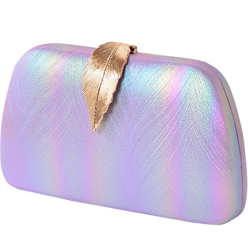 

Evening Bags Fashion Gradual Color Women Purse Clutch Formal Party Dinner Luxury Handbags Girl Chain Shoulder Messenger BagEvening, White