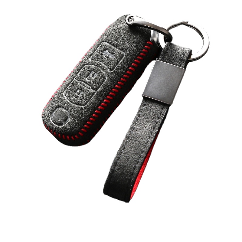 

For Mazda3 Axela Cx4 Cx5 Atenza Cx30 Customized High-end Alcantara Suede Key Chains Key Case Car Accessories