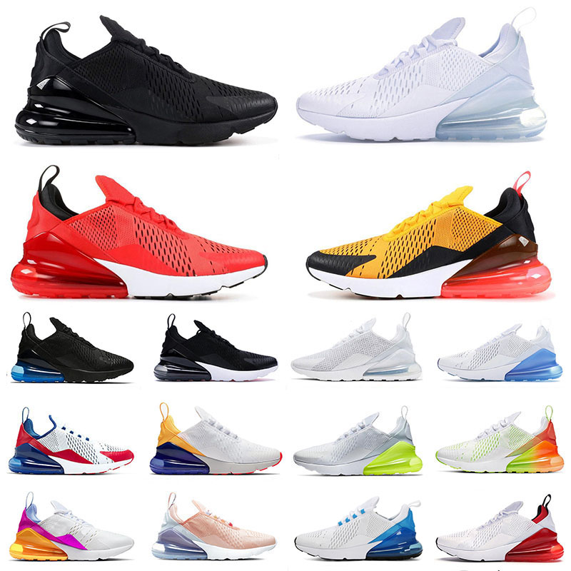 

Mens Womens Running Shoes Triple Black air 270 Triple White Easter Tiger USA UNC University Red Photo Blue Cactus Washed Coral Summer Gradient outdoor sneakers, Item#8