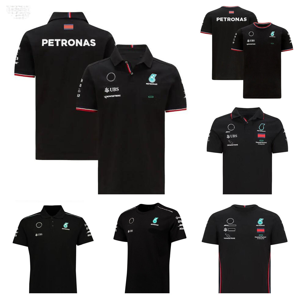 

F1 Formula 1 racing polo suit summer new short-sleeved T-shirt with the same custom