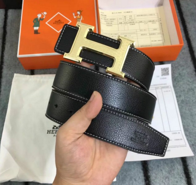 Hermes Mens Designer Belt Womens High Quality Many Color Optional Fashion Cowhide Lychee Crocodile Skin Leather Belts For 38mm With orange box