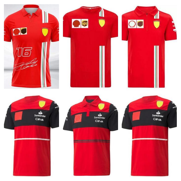 

22/23 Sainz Charles Leclerc Schumacher Vettel F1 Formula 1 one jersey national team rugby Jerseys men home away polo shirts uniform 2122