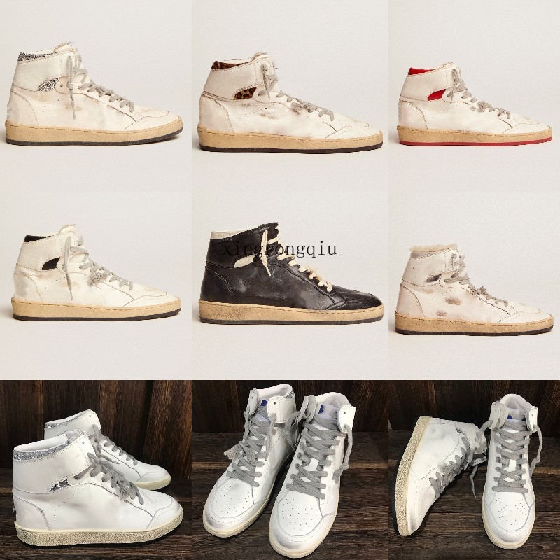 

Golden Sneaker Italy brand Designer Old Sky Star Shoes Women Casual Shoes luxury Trainers Sequin Classic White Do-old Dirty Men shoe, Star6 shiny silver stars
