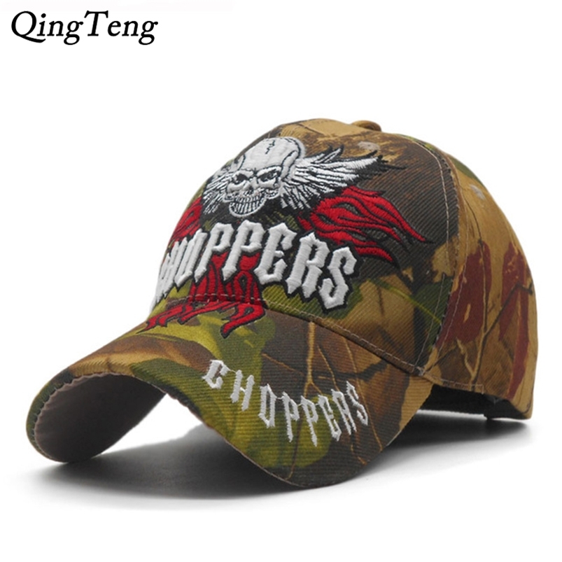 

Embroidered Skull Cap Men Camouflage Hunting Baseball s Tactical Style Casual Cool Dad Hat Fishing Bone Casquett 220813, Eagle