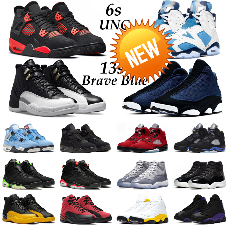 

Jumpman 4 Basketball Shoes Men Women 4s Red Thunder Black Cat Bred 5s Racer Blue 6s UNC 11s Cool Grey 12s Playoffs 13s Brave Blue Mens, #30