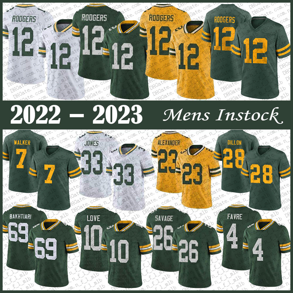 

Jersey Green Bay''Packers''12 Aaron Rodgers 33 Jones Football 23 Jaire Alexander 28 AJ Dillon 69 David Bakhtiari 13 Allen Lazard Quay Walker R, Shown