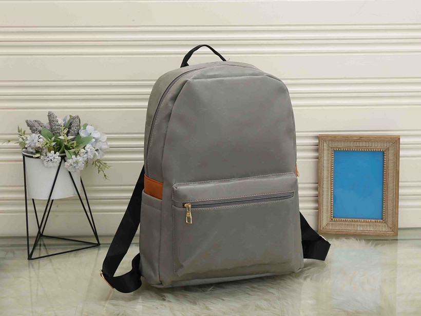 New Designer Backpack Style men and women book Back pack purse TOP Quality Monograms Titanium canvas Genuine Leather Shoulder bag Outdoor handbag La