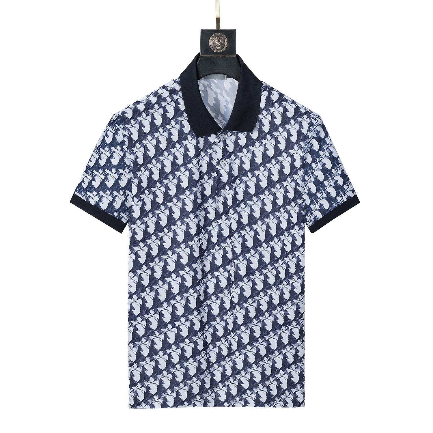 Mens Designers 100% Cotton Polo Shirts Casual Stylist Clothes Short Sleeve Fashion Men Summer T Shirt Size M-3XL