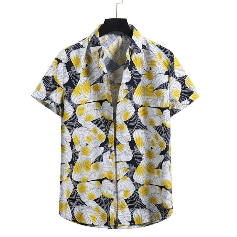 

Men' Hawaiian Beach Shirt Floral Print Shirts Tops Casual Short Sleeve Summer Holiday Vacation Fashion Plus Size#f35, Black