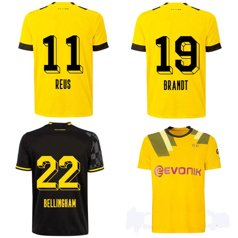 

Top 22 23 NEONGELB SANCHO Jerseys REUS Soccer jersey 2022 2023 Dortmund BRANDT football shirt Borussia BELLINGHAM HUMMELS Fans Player men kids kit maillot de foot, Dortmund2223away