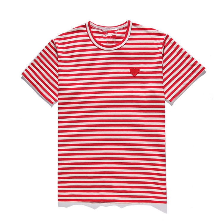 

Play Fashion Mens Play CDG T Shirt Designer Red Heart Shirt Casual Women Commes Des Shirts Badge Quanlity TShirts Cotton Embroidery Short Sleeve Summer Tee top fg