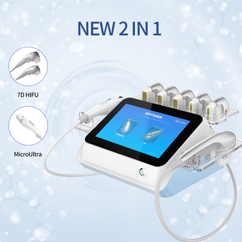 Machine cosmétique multifonctionnelle d'équipement de beauté de l'ultrason 7D HIFU Microultra pour le serrage de peau et le levage de peau