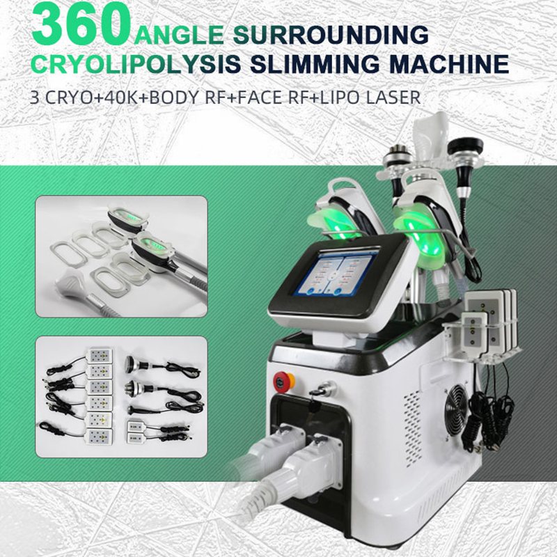 

2022 Cryolipolysis Machine Cryo Fat Freezing machine 2 Handles Work Together Cryolipolisis anti cellulite Body Slimming