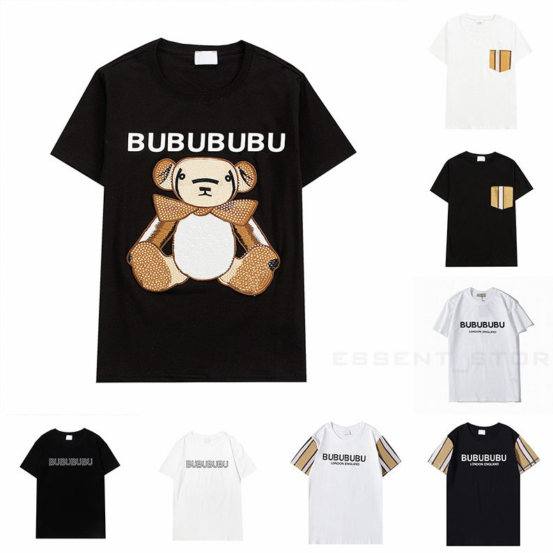 

Famous Tees Mens High Quality Designers T Shirts Letter Print Round Neck Short Sleeve Black White Fashion Men Women Tshirts, More styles;contact us