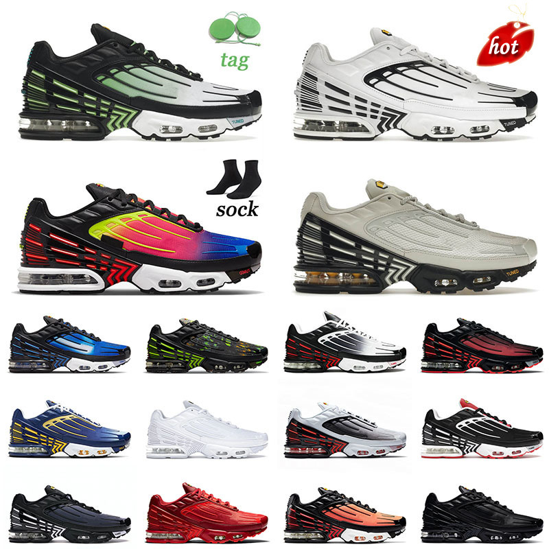 

Tn 3 Plus III Tuned 2022 Top Quality Mens Running Shoes Ghost Green Bone Black White Rainbow Radiant Red Tiger Men Women Tn3 Trainers, C2 laser blue 36-46
