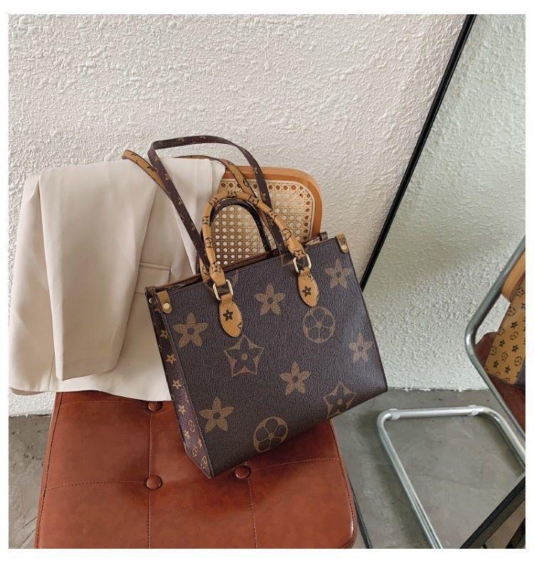 

FASHION ONTHEGO GM MM M44925 WOMEN luxurys designers bags genuine leather Handbags messenger crossbody shoulder bag Totes Wallet shoppingbag, Pink