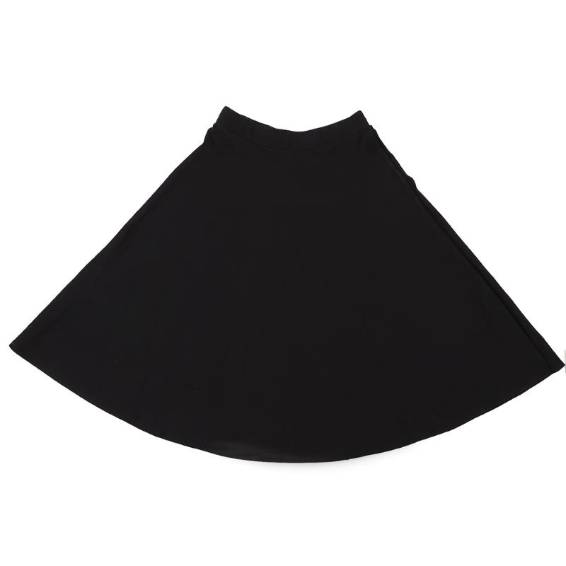 

Skirts Spring And Summer Style Ponte Fabric Grey Black Girls Knee SkirtSkirts