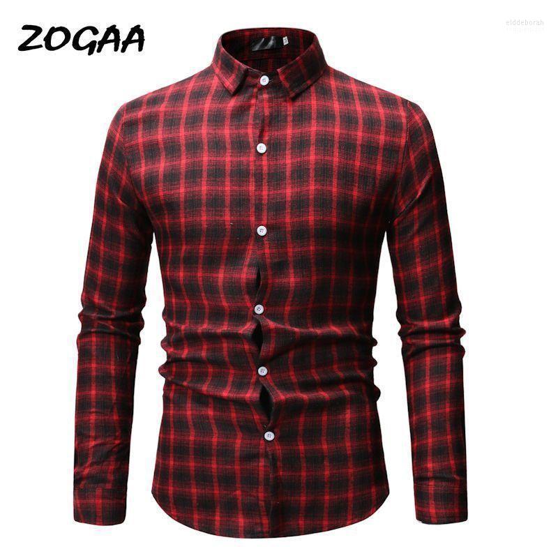 

Men's Casual Plaid Lapel Slim Texture Trend Trendy Long Sleeve Shirt Fashionable Wild Shirts Eldd22, Gray