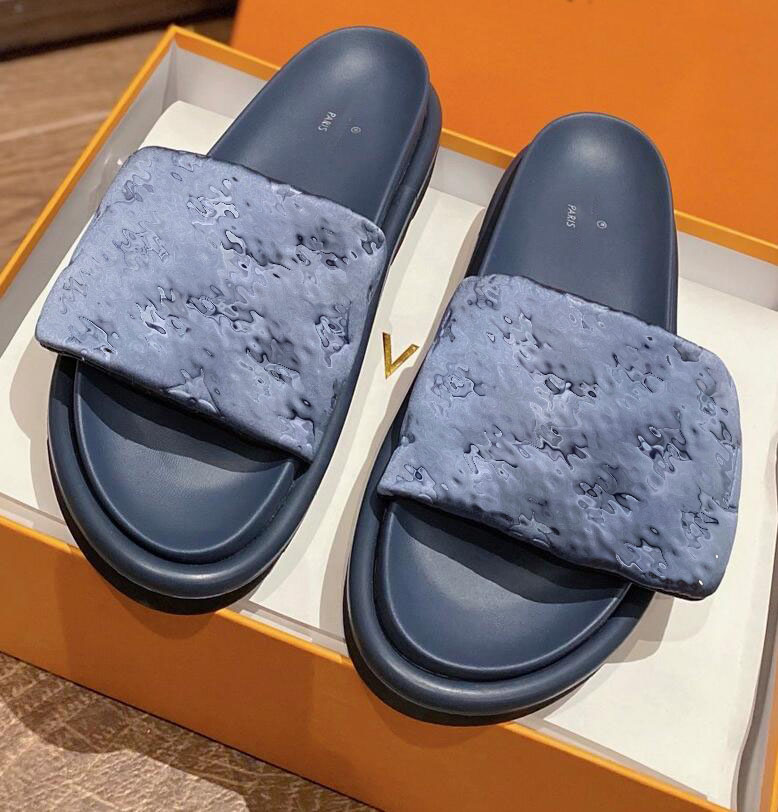 

2022 women's thick-soled slippers three-dimensional flower design logo silk fashion designer brand flat slippers men's shoes top quality 5cm, Box