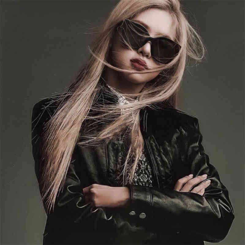 

Sunglasses Windy frame shows face little star net red same sunshade UV SL M95 9Z4X