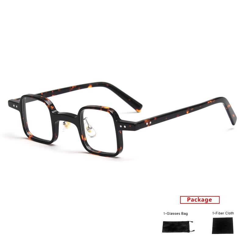 

Fashion Sunglasses Frames Mimiyou Upscale Square Acetate Glasses Frame Women Blue Light Optical Eyewear Men Eyeglasses Clear UV400 Computer