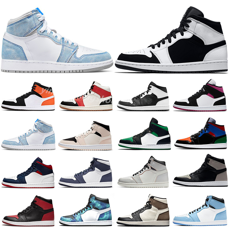 

Mens Jumpman Basketball Shoes 1s Chicago Heritage University Blue Royal Patent Bred Atmosphere Dark Mocha Brotherhood Shadow 1 Unc Women Sneakers Y6, Color 34