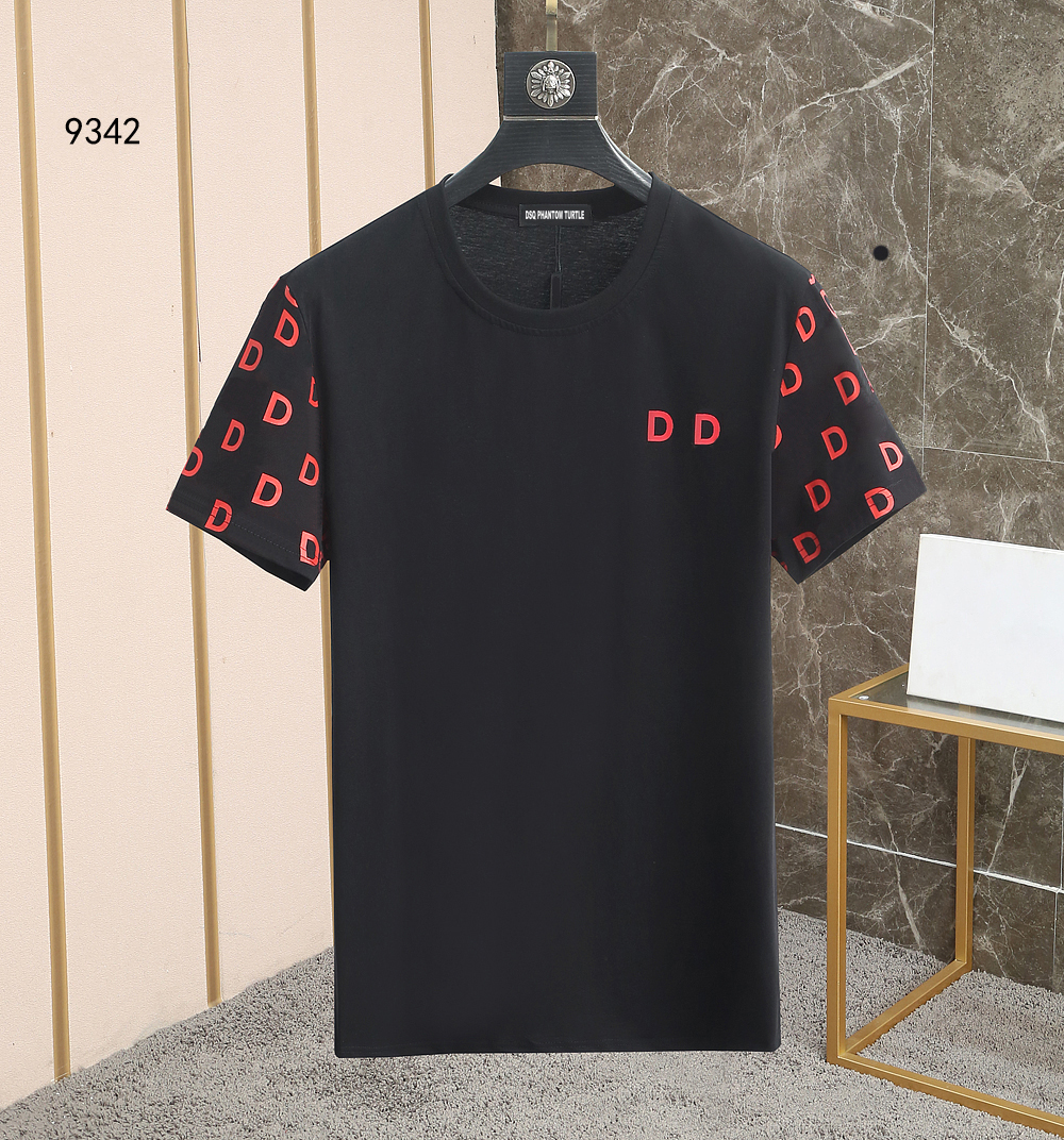 

DSQ PHANTOM TURTLE 2022SS New Mens Designer T shirt Paris fashion Tshirts Summer T-shirt Male Top Quality 100% Cotton Tops 0546, Black