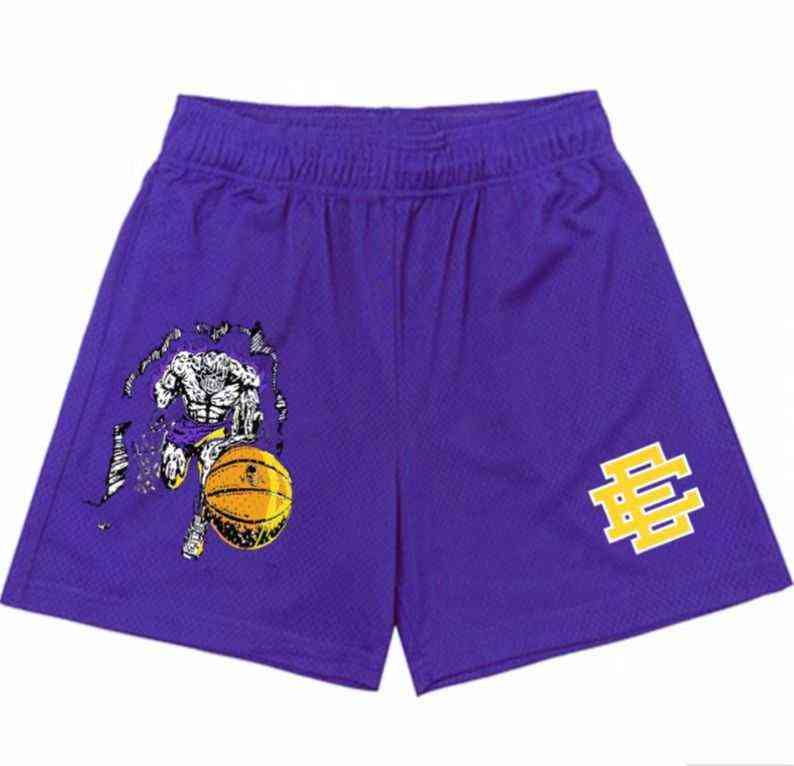 

EE sports tide brand 5-point shorts basketball running fitness quick drying hole shorts, Red