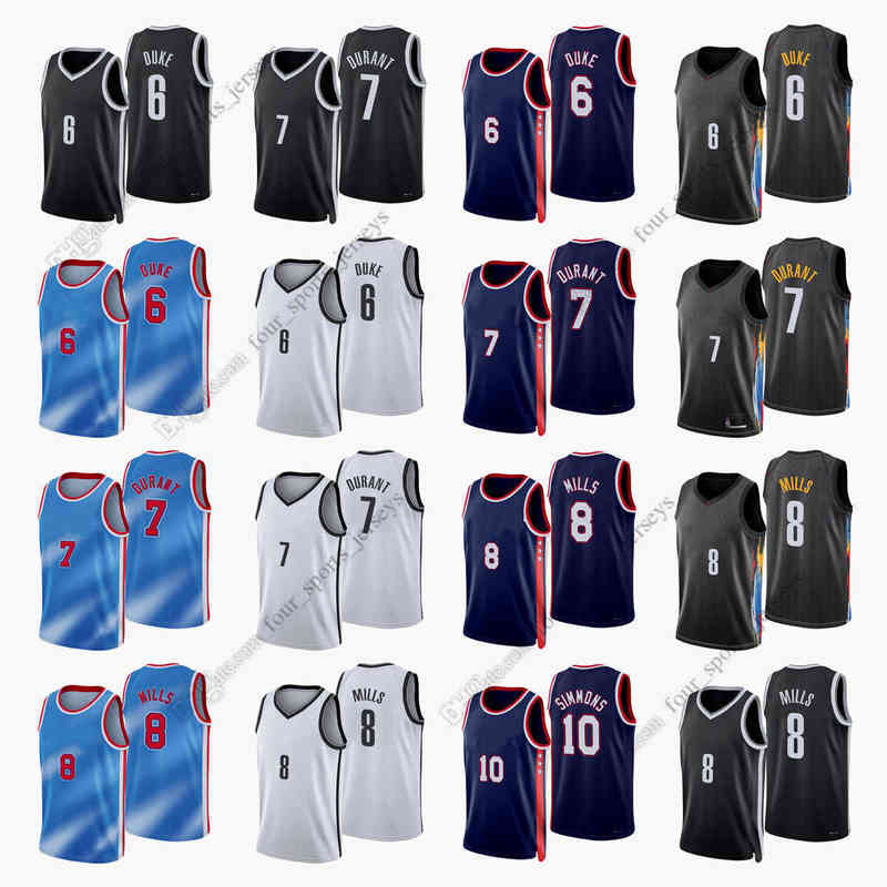 

Printed 2022 New City Basketball Jerseys David Duke Kevin Durant Patty Mills Ben Simmons