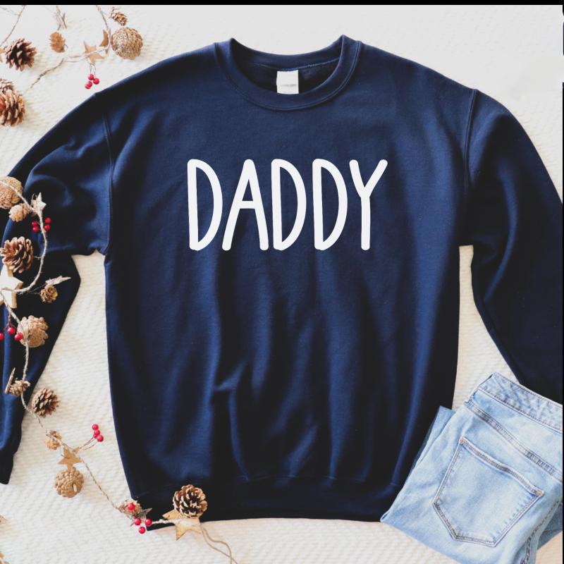 

Women's Hoodies & Sweatshirts Daddy Sweatshirt Fashion Father's Day Gift Christmas Fleece Expectant Father Pullover Womens Winter TopsWo, Yellow