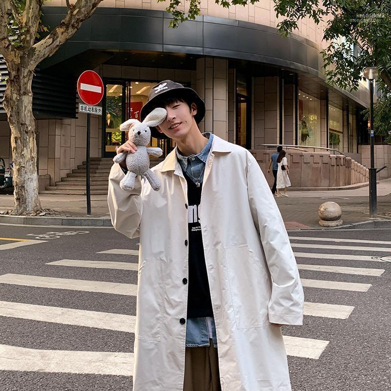 

Men's Trench Coats -5XL Plus Size Men Long Sleeve Coat Single Breasted Oversized Spring Autumn Streetwear Mens XXXXXL Kend22, Beige trench coat